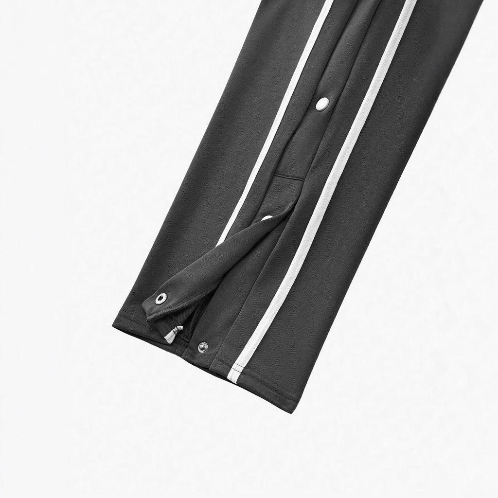 Men's European High-Street Retro Joggers with Button Details