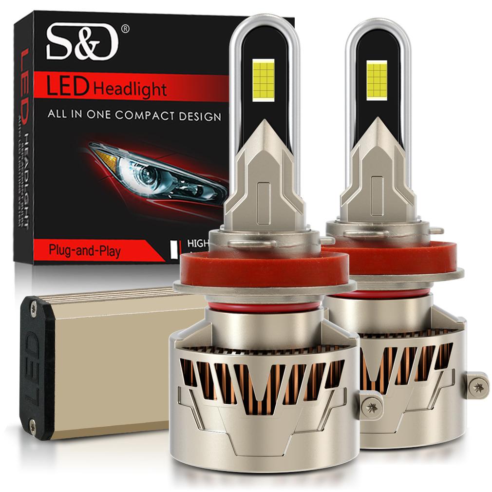 

2 шт. H7 H4 LED Canbus Лампы для автомобильных фар 140 Вт 60000 лм H1 H11 H8 HB3 9005 HB4 9006 9012 Hir2 Светодиодная фара Авто Турбо лампа для VW Ford 6500K Белый H11 H8