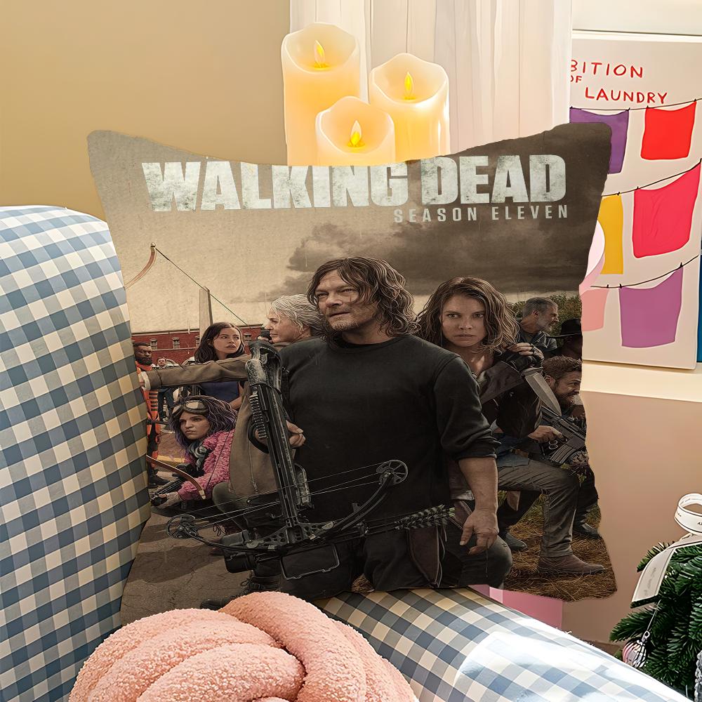 The Walking Dead Poster Personalized Pillow Dust Cover Bedroom Kids Party Decoration Pillowcase Birthday Children Gift