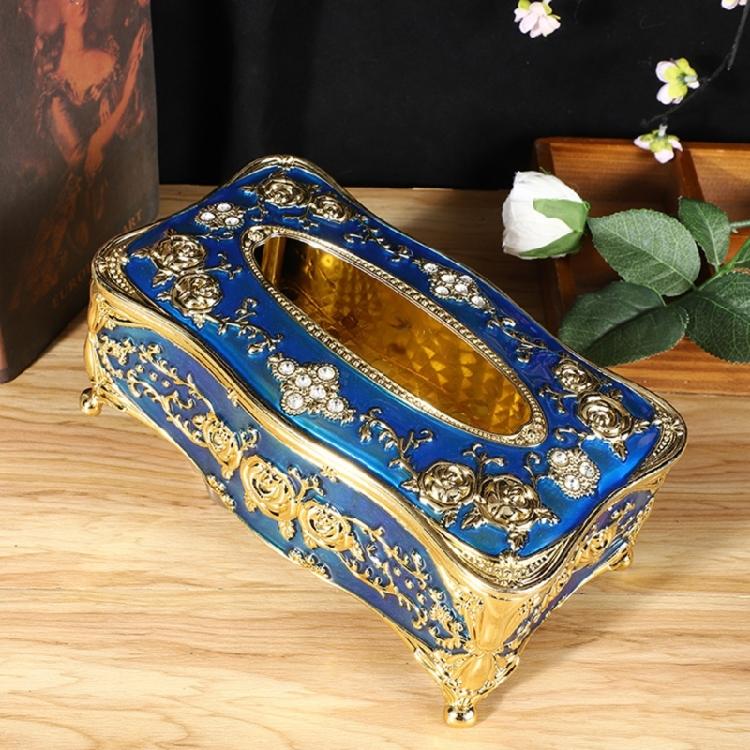 Sturdy Quality ABS Plastic Tissue Cover With Ornate Rose Patterns Sophisticated Decors Tissue Box For Elegant Spaces