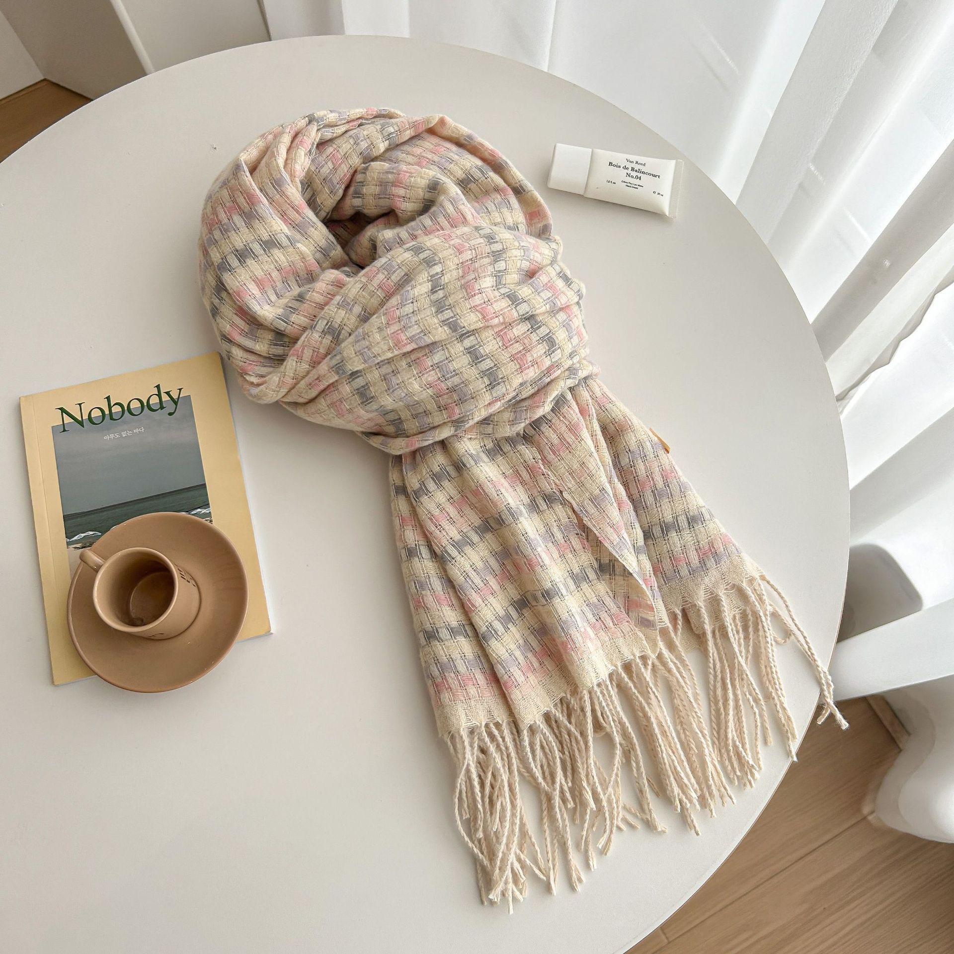 

Осінньо-зимовий плед шарф жіночий зимовий елітний сенс новий універсальний теплий парний шарф шаль