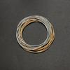 Infällbar Armband Kolstål Trådarmband Smycken Fjäderarmband Spolset