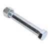 2 Pezzi Perni Escavatore 25mm Acciaio al Manganese Resistente all'Usura Perni di Collegamento Escavatore Accessori Escavatore