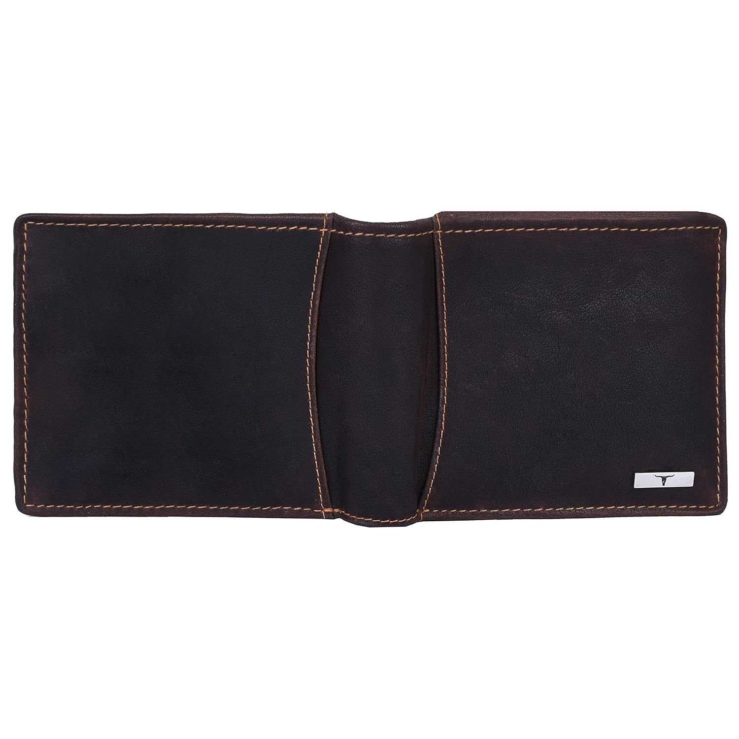 Мужской кожаный кошелек Oliver Vintage коричневого цвета — фото 5