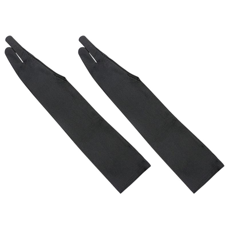 1 Pair Comfortable Elastic Long Sleeve Gloves for Artists Gardeners Anti Stain Breathable Design Painting Gloves