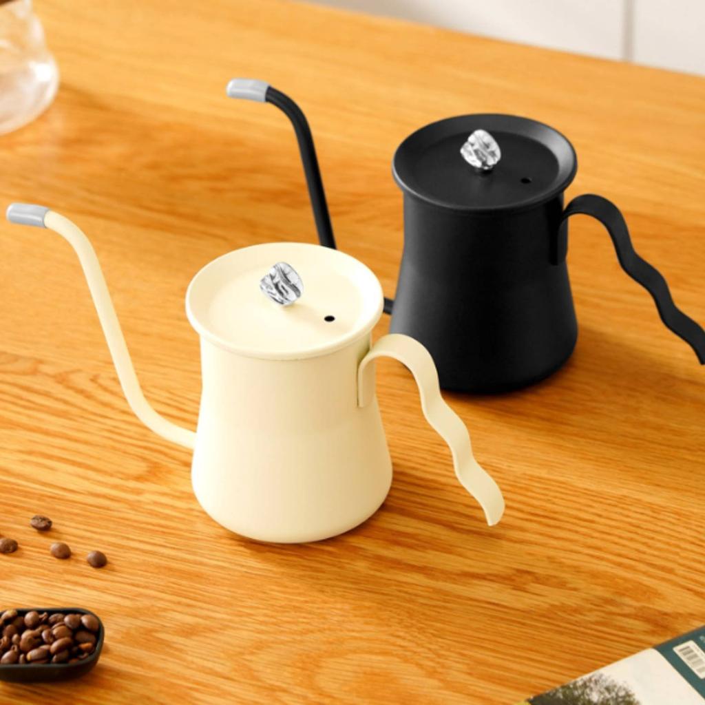 Gooseneck Coffee Kettle Anti-Rust Gooseneck Kettle Hand Brewing Coffee Pot Easy To Clean Hand Brewing Pot Complimentary for Cafe