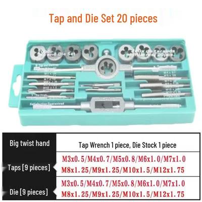 Ruijianhong Tap and Die Wrench Set
