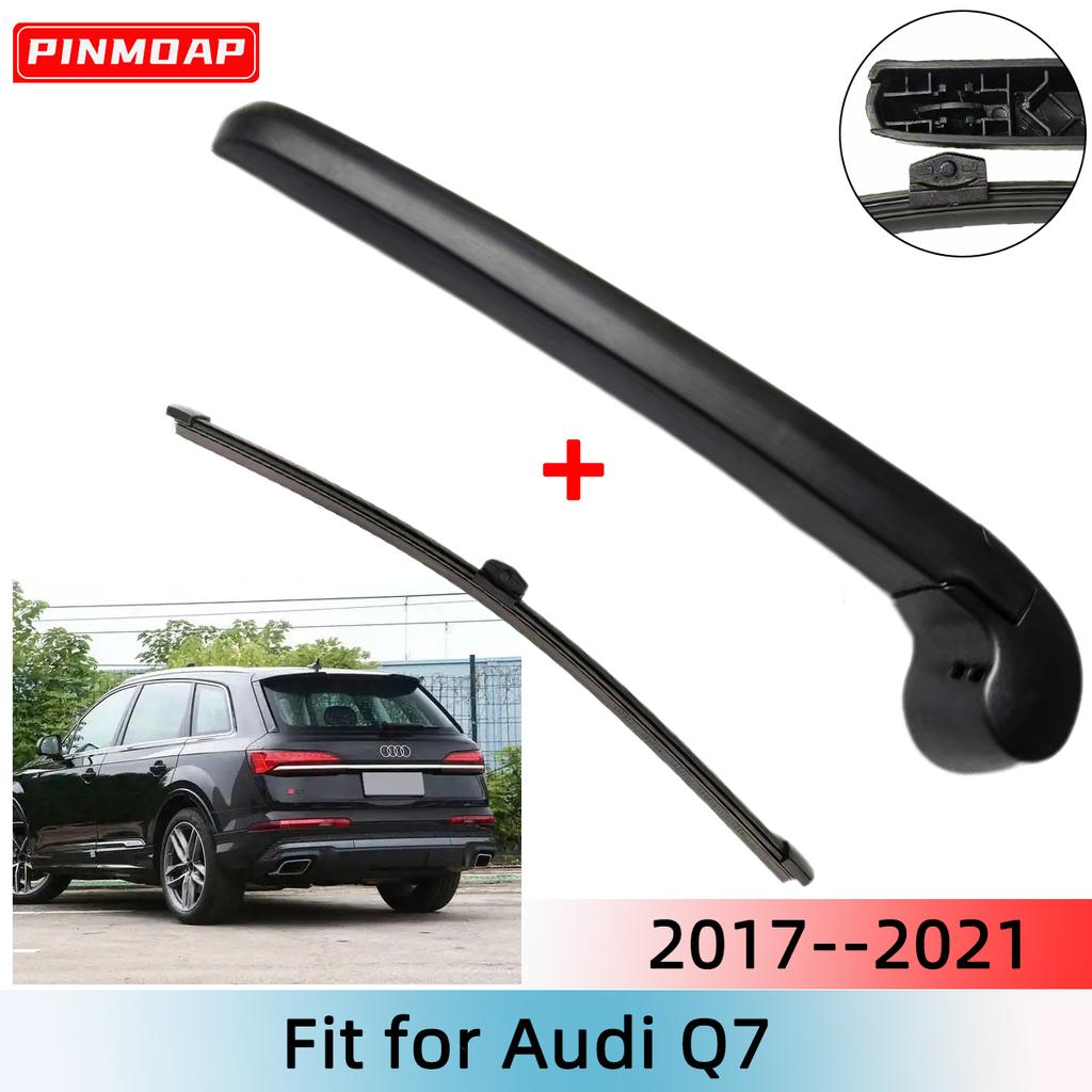 Rear Wiper Blade & Arm Set Kit For Q7 2017-2021 Windshield Windscreen Rear Window