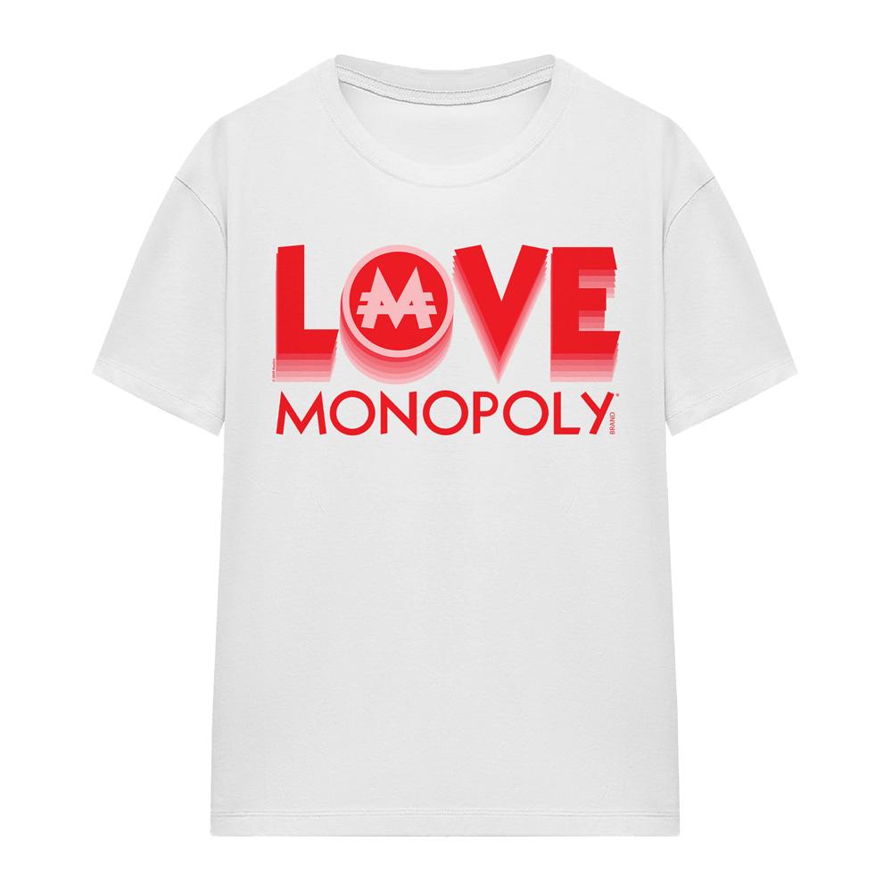 Monopoly Unisex Adult Love T-Shirt