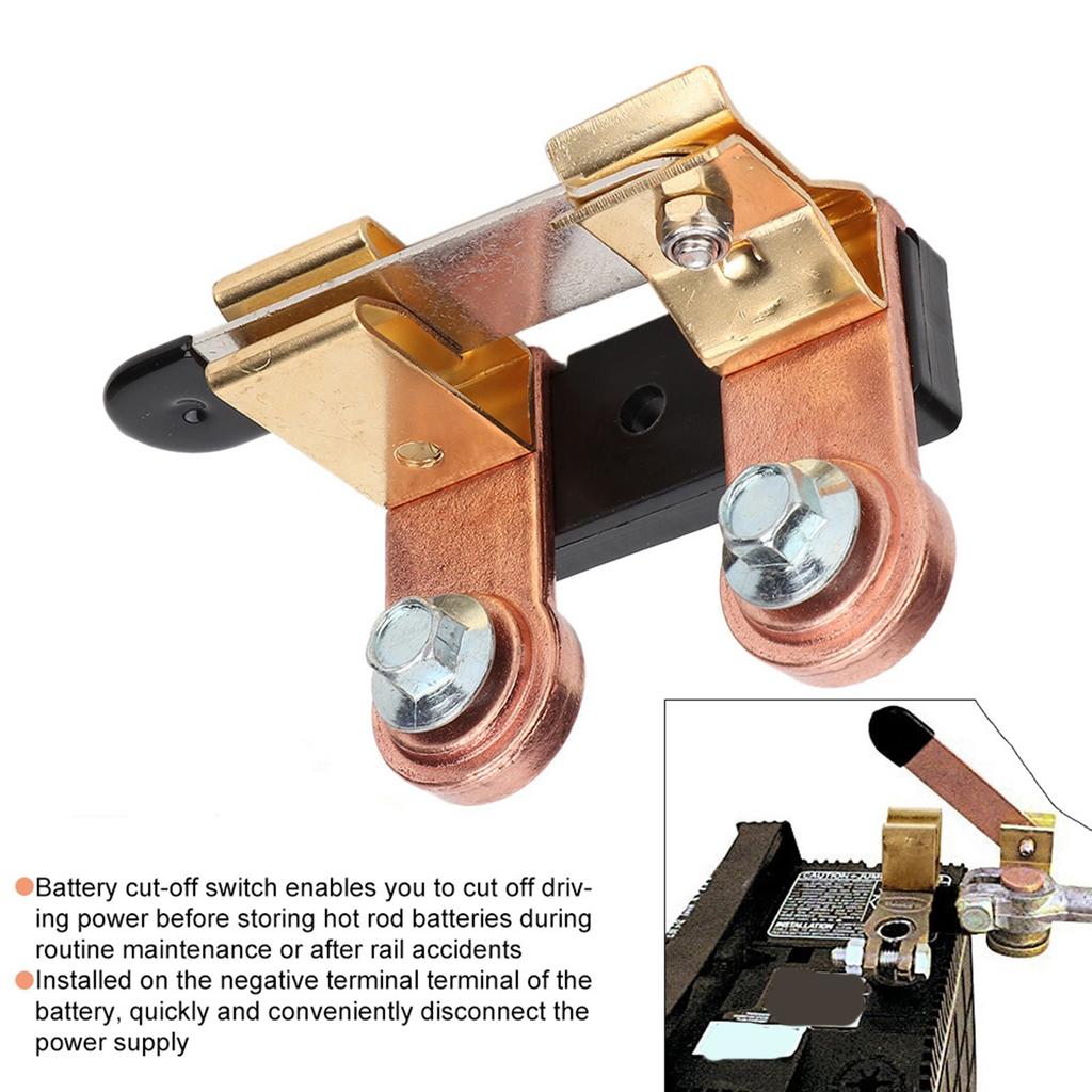 Car Battery Disconnect Knife Blade Terminal Battery Cut Off for Modification Car Battery Cut Off
