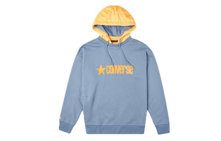 Converse Sweatshirts Men s Blue Hooded Moderate Regular 10019968-A06 L