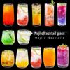 ZISIZ Elegant Cocktail & Beverage Glass