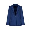 Olivia Hassler Linen Blend Contrast Stitch Jacket_Ohemjk202