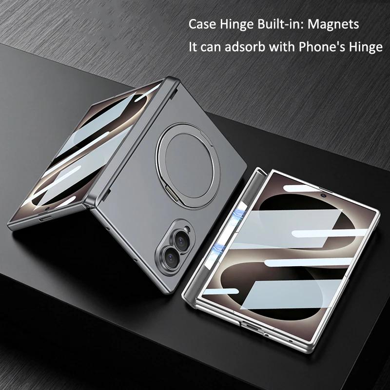 Magnets Magnetic 360 Rotating Ring Holder Protector Case For Samsung Galaxy Z Fold8 Ultra Fold 8