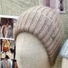 Premium Soft Waxy Skin-friendly Wool Hat Women's Autumn and Winter Warm Knitted Thickened Big Head Circumference Bag Head Hat