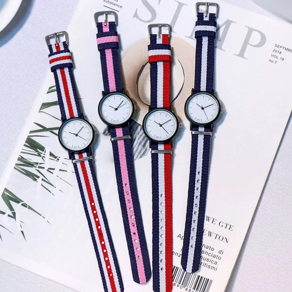 Trend Watch Female Small Student Style Niche Design Canvas With Mori Simple Children'S Quartz Watch