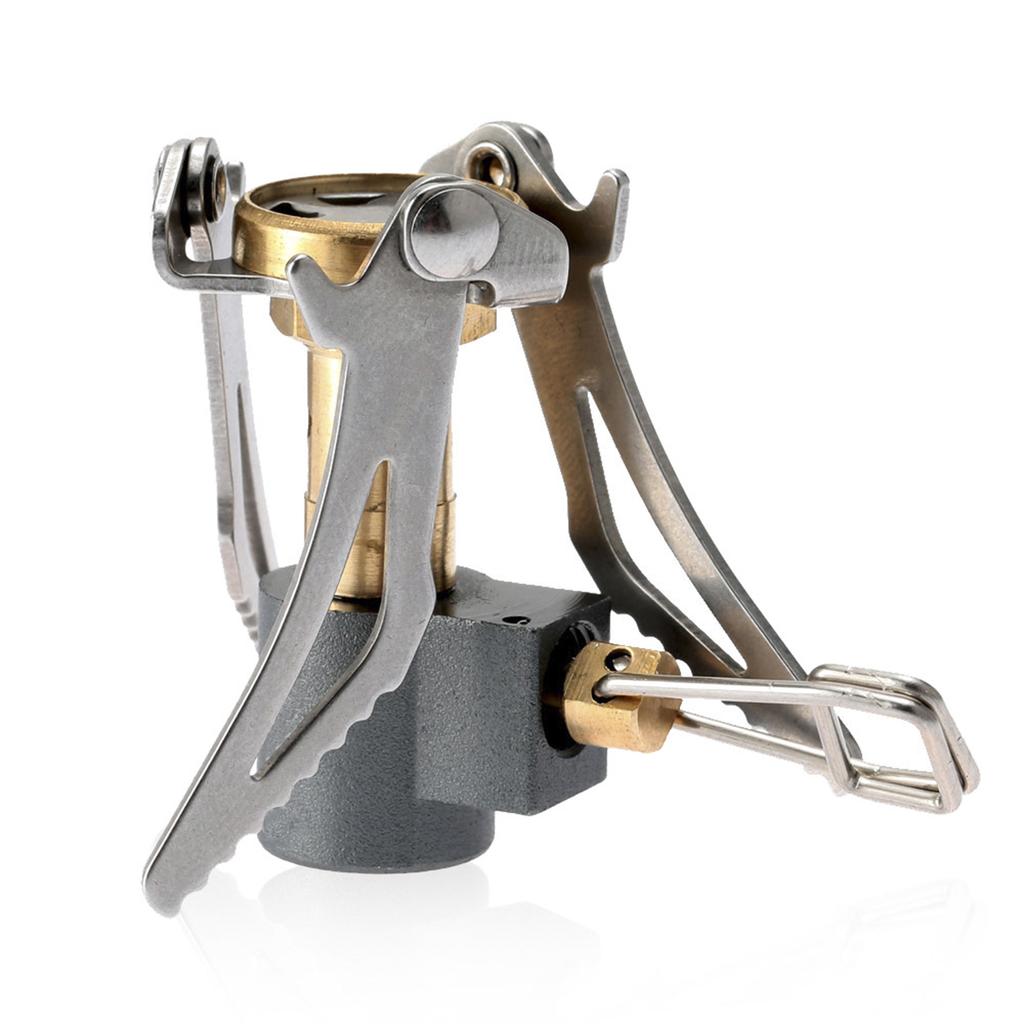 45g Super Lightweight Mini Pocket Outdoor Cooking Burner Folding Camping Gas Stove 3000W
