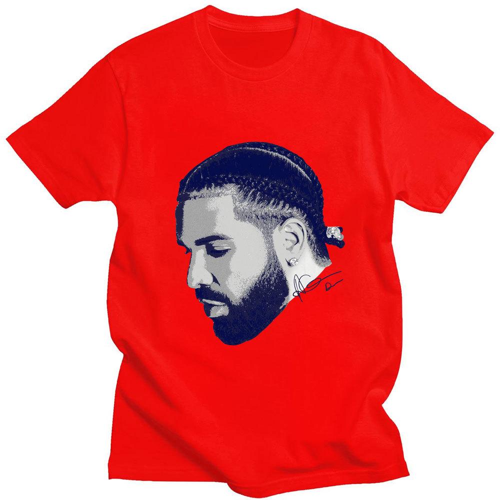 Vintage Rapper Drizzy Drake Print 100% Cotton T-shirt Unisex Casual Cott