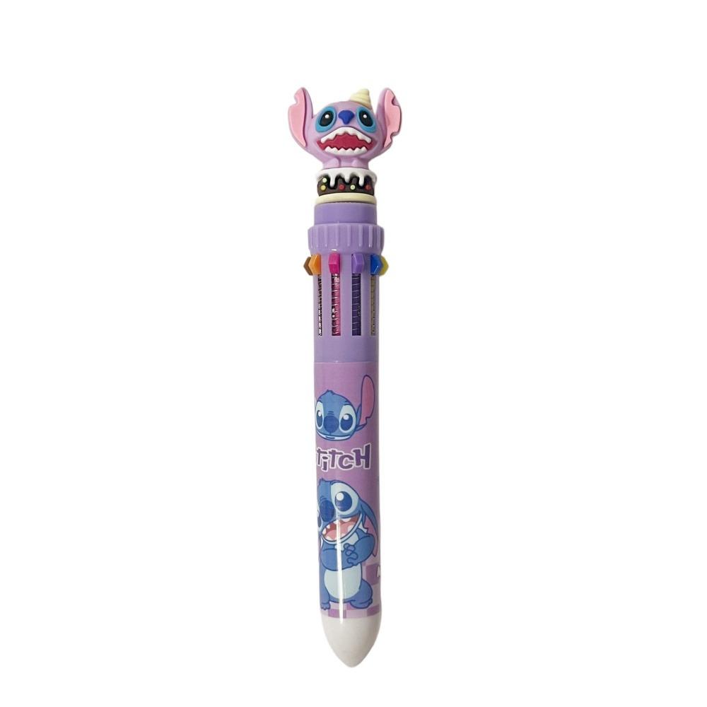 Cute Three-Dimensional Cartoon Modeling 10-Color Press Multi-Color Pen Multi-Function Color Pen