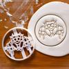 New Cartoon Halloween Horror Spider Bat Cookie Embosser Mold Set Pressed Hand-painted Frosting Biscuit Mold Skull Cookie Cutter