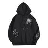 Damska moda Damska lekka bluza z długim rękawem i kieszeniami Preppy Graphic Hoodie