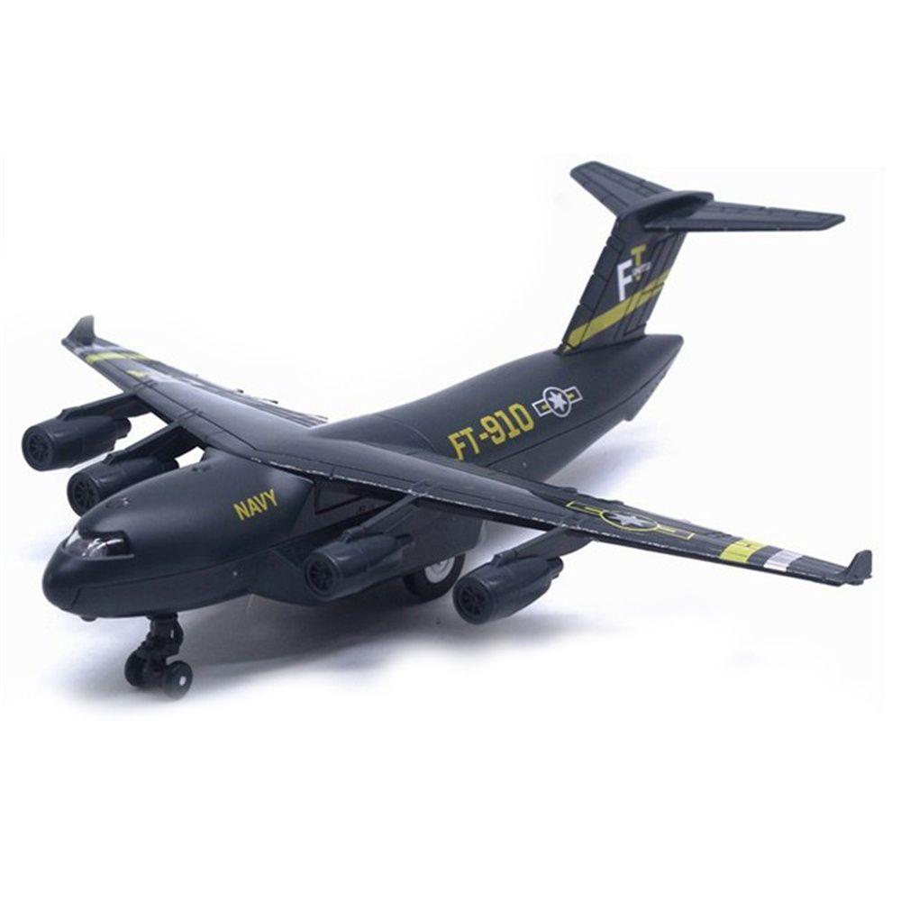 

Music 22CM Mini Gifts C-17 Aircraft Traffic Plane Toys Pull Back Plane Airplane Toy Toy Vehicles чорний