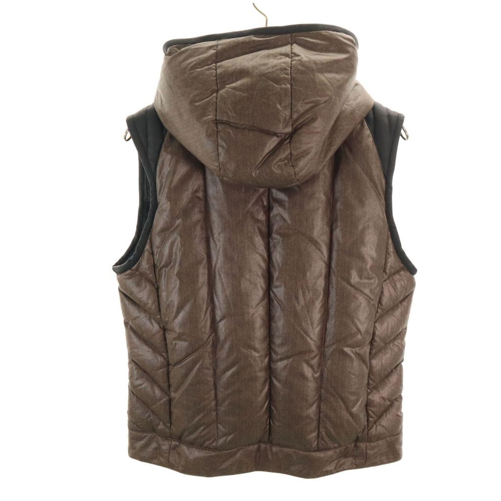 Barassi Down Vest 46 Brown Men's Used