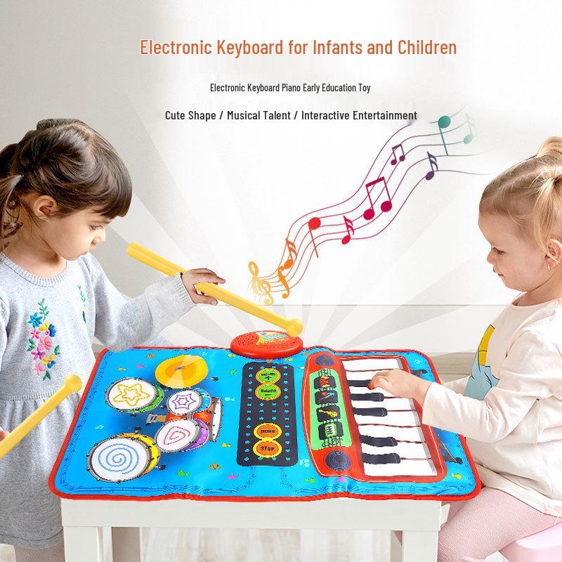 Foot-Pedal Piano Mat: Children's Music & Dance Game for Early Education & Parent-Child Fun