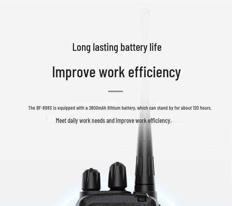 Baofeng BF-888S Mini Handheld Walkie-Talkie for Outdoor and Restaurant Use