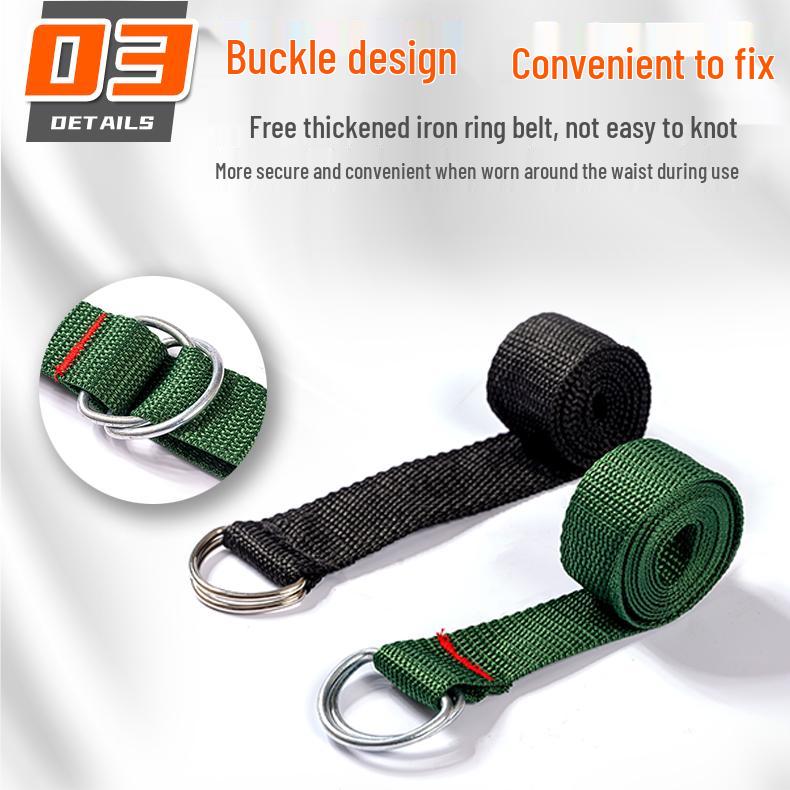 Multifunctional Nail Pouch: Woodworking Waist Bag with Single & Double Compartments