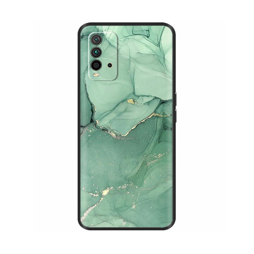 Für Redmi 9T Hülle Blumen Weiche Handyhülle Rückseite Für Xiaomi Redmi 9T 9 T Redmi9T Hüllen Schlankes Silikon Coque Anti-Fall Fundas