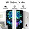2Pcs Gamer Game Controller Pattern Printed Blackout Curtains Suitable For Bedroom Kitchen  Living Room Study Office Bathroom