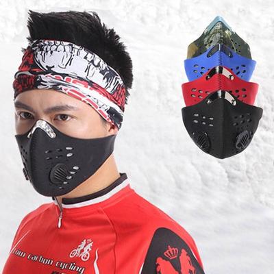 Activated Carbon Anti Dust Bicycle Motorcycle Racing Ski Half Face Mask