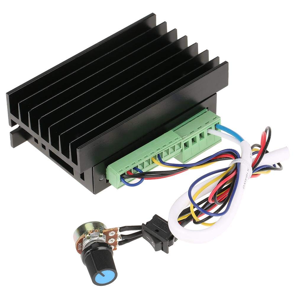 Sterownik Silnika Bezszczotkowego DC, WS55-220 DC 48V 500W Sterownik CNC Wysokiej Prędkości Bezszczotkowy Wrzeciono BLDC Sterownik Silnika Regulacja Prędkości Analogowa