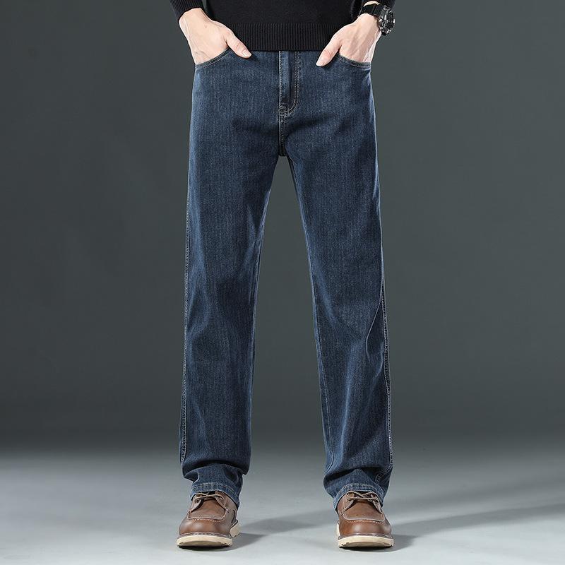 Mens Plus Size Jeans With High Elasticity For Casual Comfort And Autumn Wear