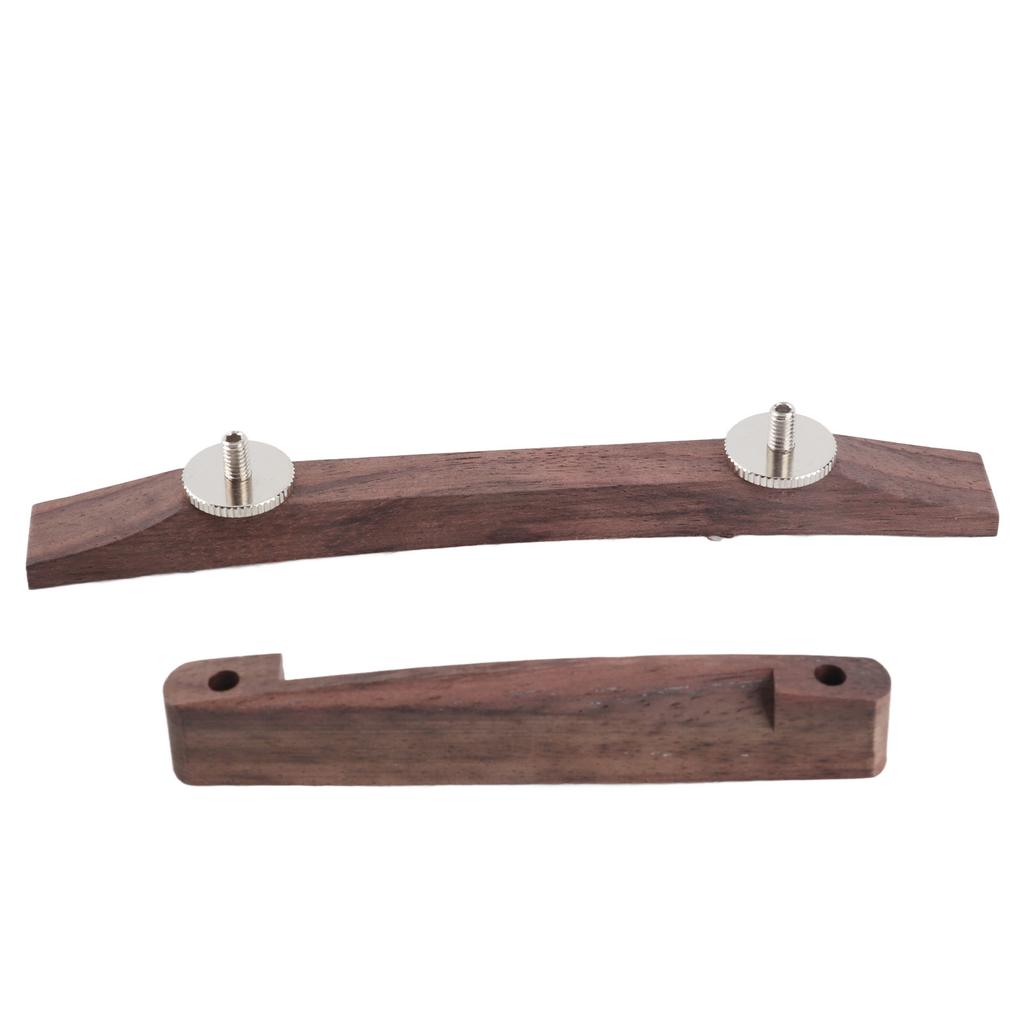 Jazz Guitar Bridge Floating Archtop Bridge with Adjustable Thumbwheel for Archtop Guitars