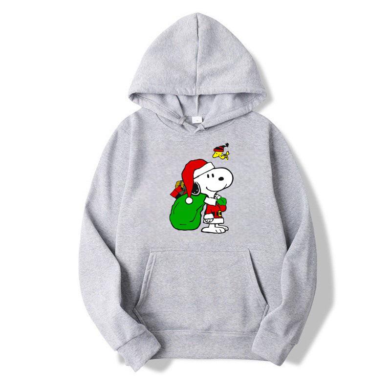 Snoopy Anime Creative Print Hoodie for Adults & Kids