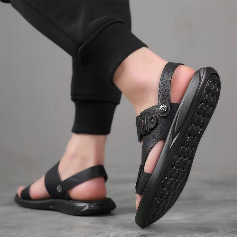 Fashion Sandals Men 'S Comfortable Casual Sports Beach Shoes Summer New Trend Soft Bottom Dual -Use Slippers Non -Slip Sandals