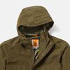 Timberland Solid Color Hooded Outdoor Jacket Men Jacket Dark-Olive-Green A2MW4-302