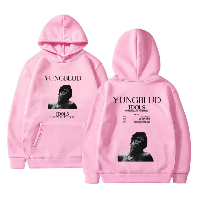 Singer Yungblud IDOLS The World Tour 2025 Hoodie Men Women Fashion Hip Hop Streetwear Male Vintage Oversized Pullover Hoodies