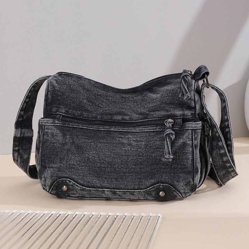 Crossbody Women Large Capacity Bag Multi Compartment Lightweight Multi Pocket Bag