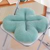 Four Leaf Clover Plush Seat Cushion With High Resilience Filling For Home And Office Comfort