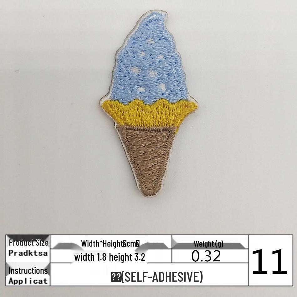 Self-adhesive Teddy Bear Embroidery Patch for DIY Clothing and Accessories