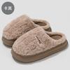Indoor cotton slippers winter thick bottom non-slip plush warmer winter bedroom non-slip fluffy slippers winter