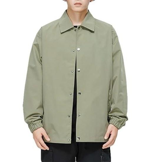 Jumper Mens Lightweight Swing Top Large Size Autumn Clothing Jacket Windproof Winter Outerwear Water-Repellent Blouson Stand Collar Golf Wear Light
