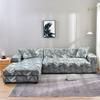 Elastic All Inclusive Anti Slip and Dust Proof Color Blocked Sofa Cover Four Seasons Style Imperial Concubine Sofa Cover Sofa Cover