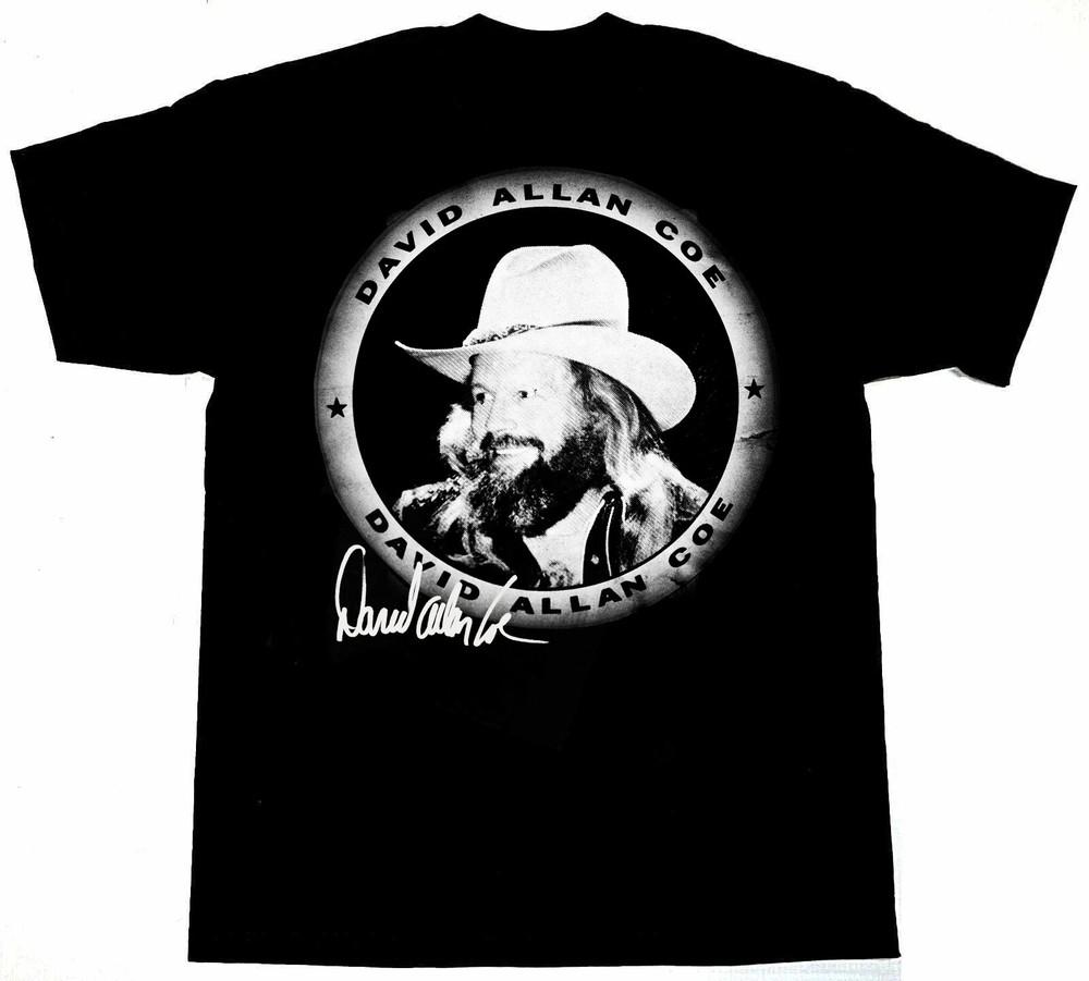 

Retro Signature Legendary David Allan Coe Shirt Black Unisex S5XL SN125 Unisex T-Shirt XXXL