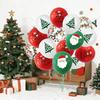 15-30pcs Christmas Latex Balloons Santa Claus Snowman Elk Xmas Tree Balloons for Christmas Party Supplies Favors Xmas Holiday