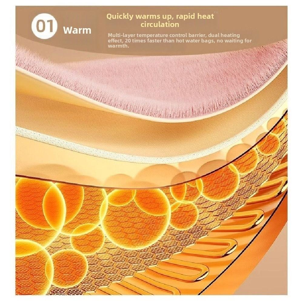 Auslaufsicherer Warmwasserbeutel 2000ml Wasserfüllflasche Weiche Handwärmer Winter