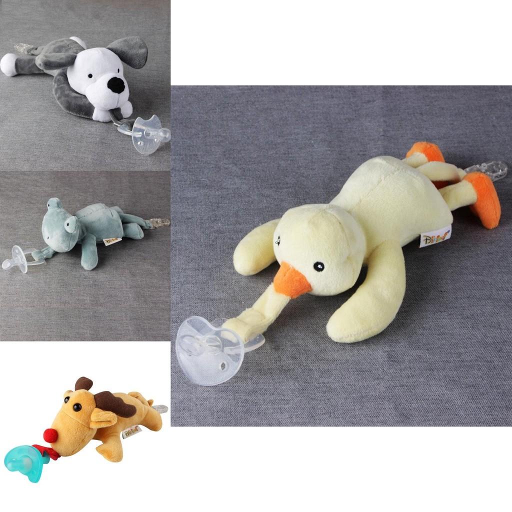 Soft And Soothing Baby Unicorn Pacifier Toy With Removable Clip